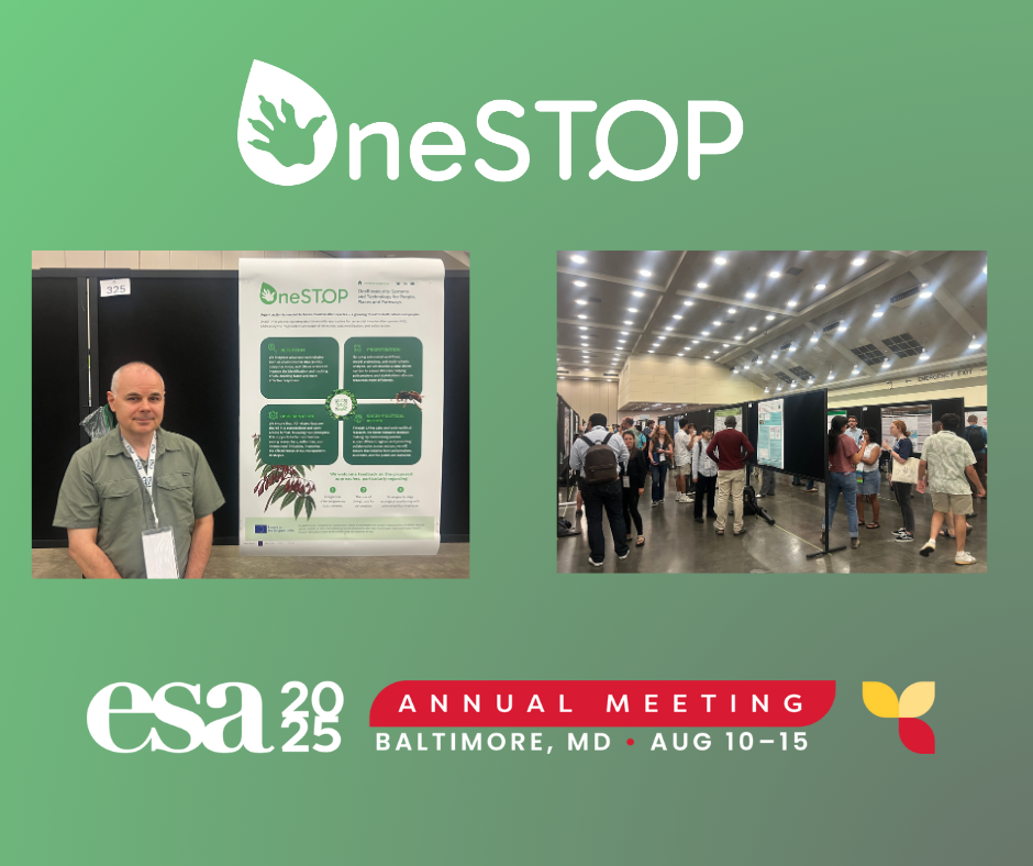 OneSTOP poster at the ESA 2025 Annual Meeting